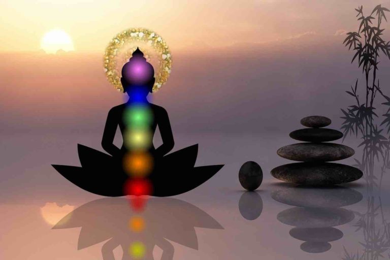 Représentation des chakras dans le corps