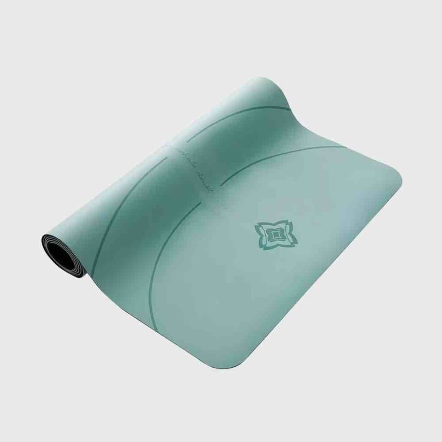 Tapis de yoga Decathlon Vert d'eau