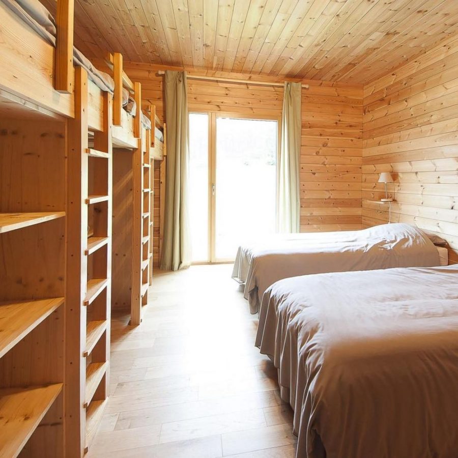 Chambre à 4 lits Eco-gîte Le Spartiate